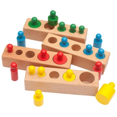 Montessori Toys for  Baby Pull Carrot Set Wooden Toy