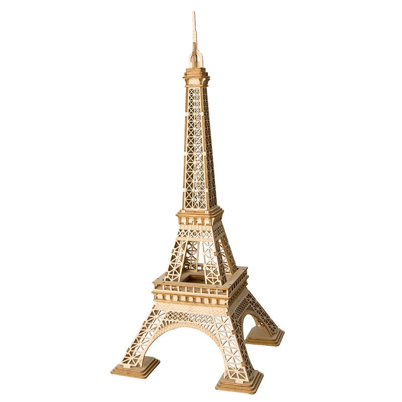 3D Wooden Puzzle Game Big Ben Tower