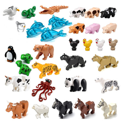 Compatible Mini Animals Building Blocks for Children