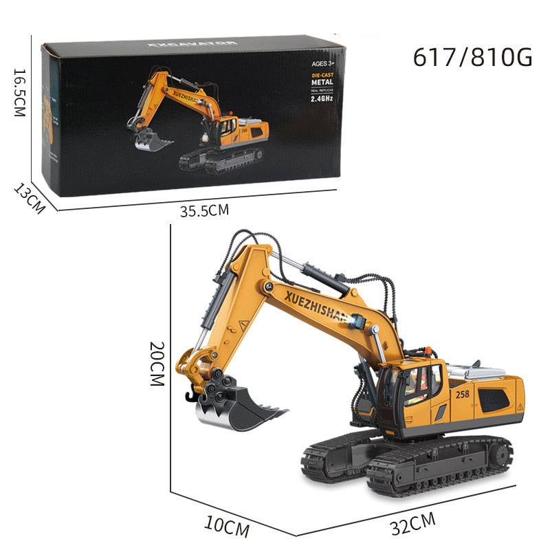 Large Alloy Remote Control Excavator