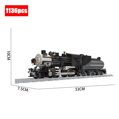 Building Blocks Steam Train Bricks Set