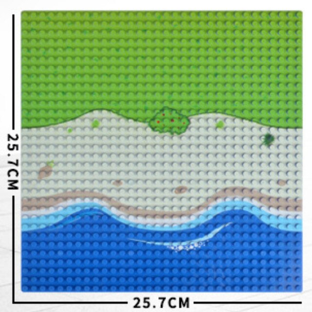 City Road Street Baseplate Straight Crossroad Curve