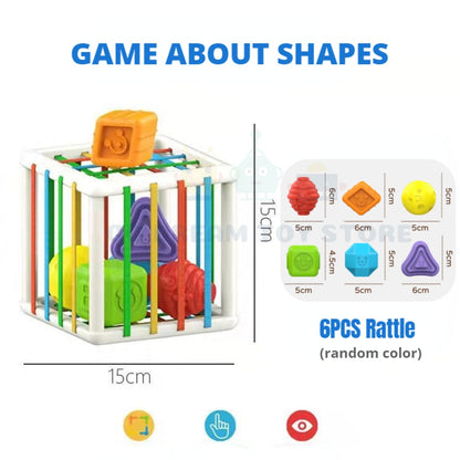 New Colorful Shape Blocks Sorting Game Baby