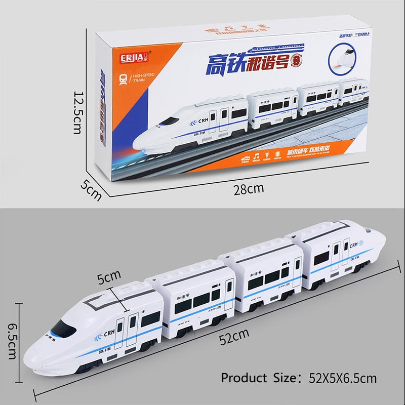 Simulation High Speed Railway Train Toy