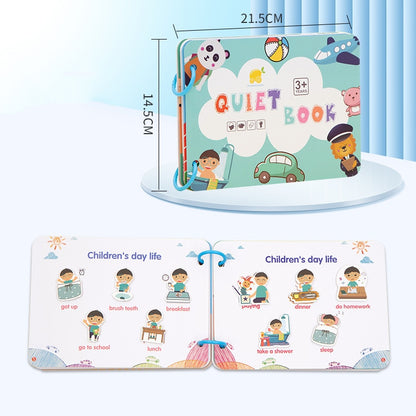 Kid Quiet Busy Book Montessori Baby Educational Toy