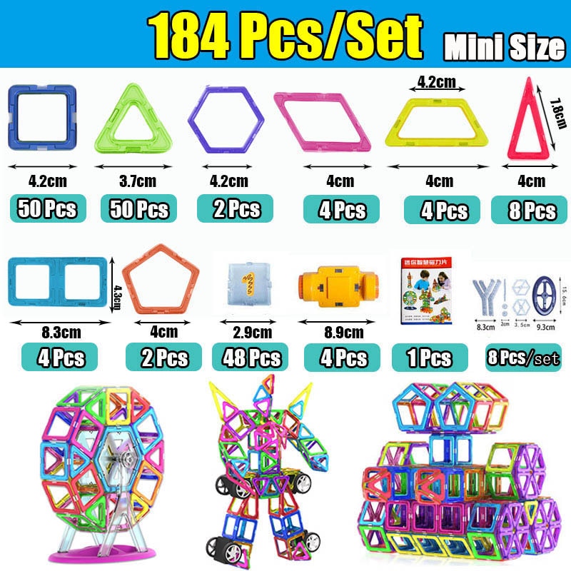 Mini Size Magnetic Designer Magnet Building Blocks