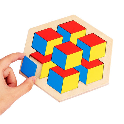 Montessori Tangram 3D Wooden Puzzle