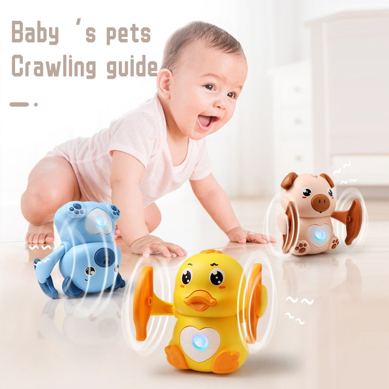 Baby Voice Control Rolling Toys For Children Music Dolls