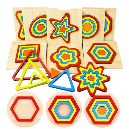 Montessori Tangram 3D Wooden Puzzle