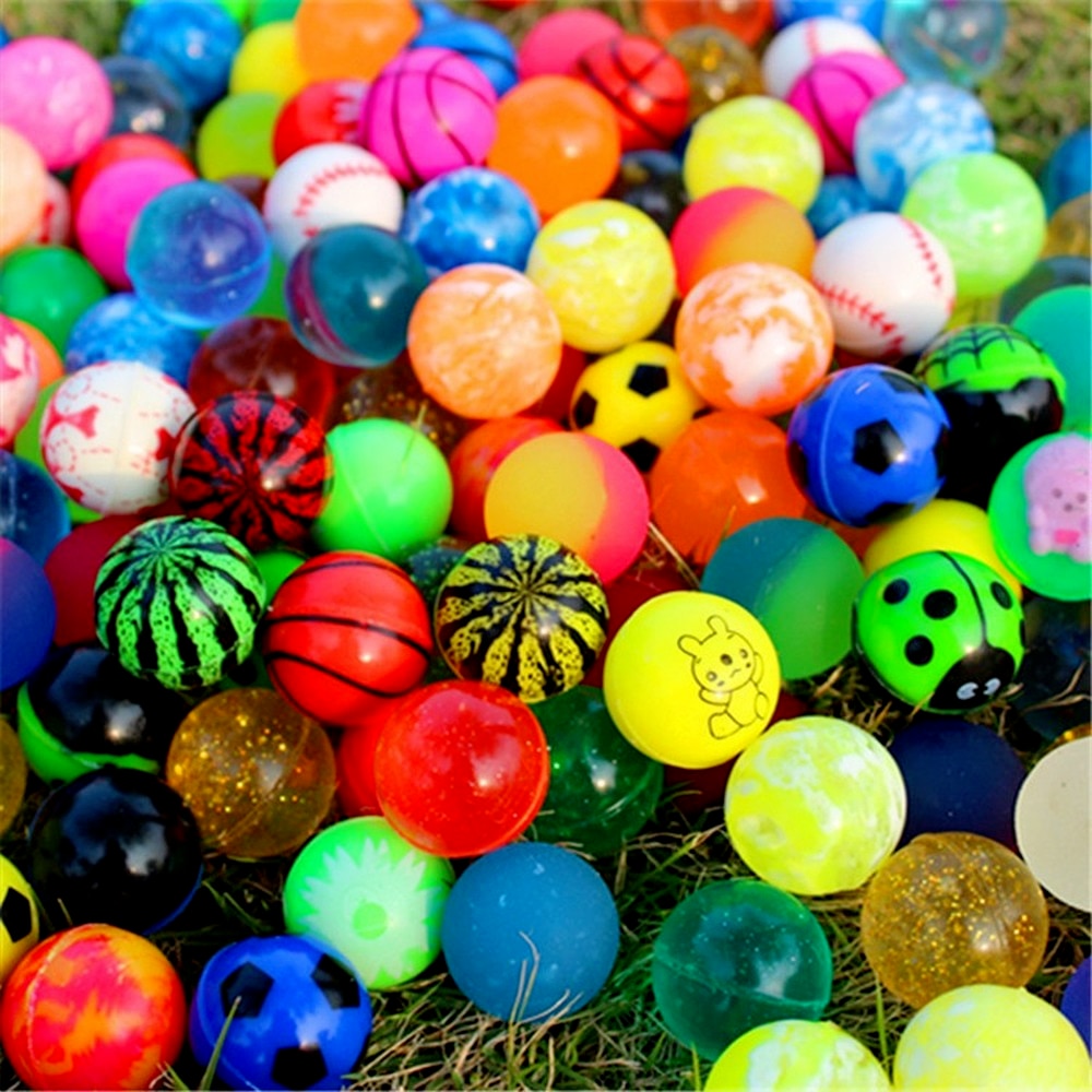 Small Jumping Rubber Ball Anti Stress Bouncing Balls