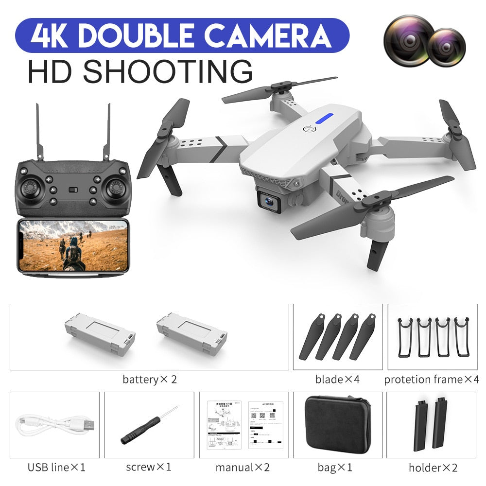 Drone With Wide Angle HD 4K 1080P Camera