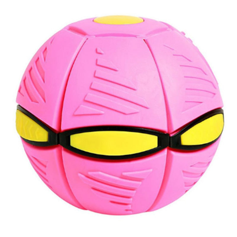 Kids Flat Throw Disc Ball Flying Balls with For Children's Toy Balls Boy Outdoor Sports Toys Gift Flat Ball