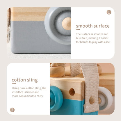 Let Make Wooden Baby Toys Fashion Camera