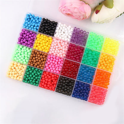 Water spray beads 24 colors Refill Beads puzzle