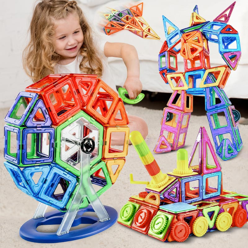 Magnetic Building Blocks Construction Set