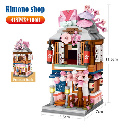 Mini City Street View Noodle Building Blocks