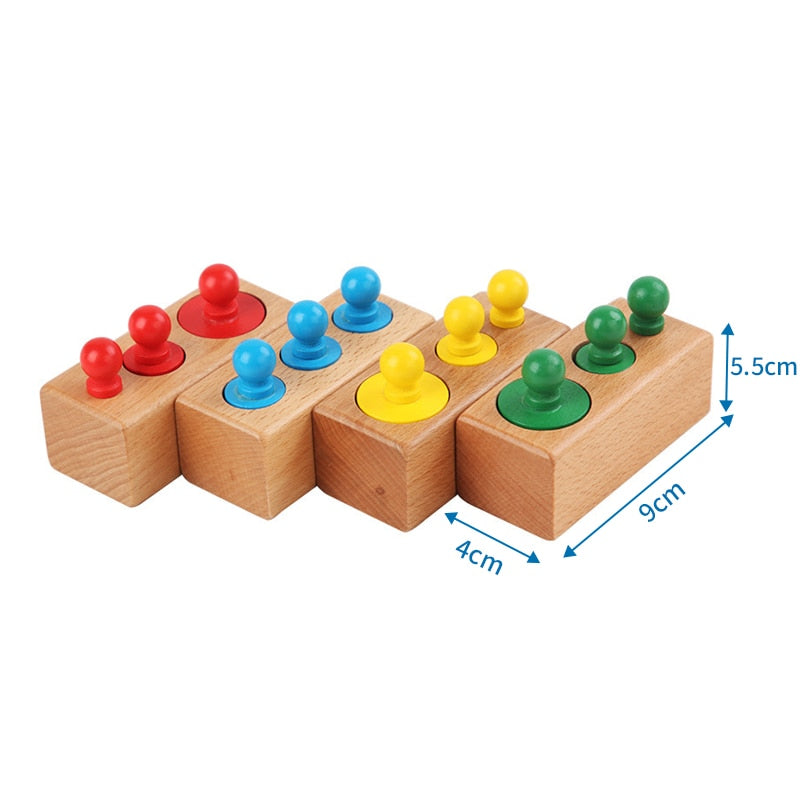 Montessori Cylinder Socket Puzzles Toy