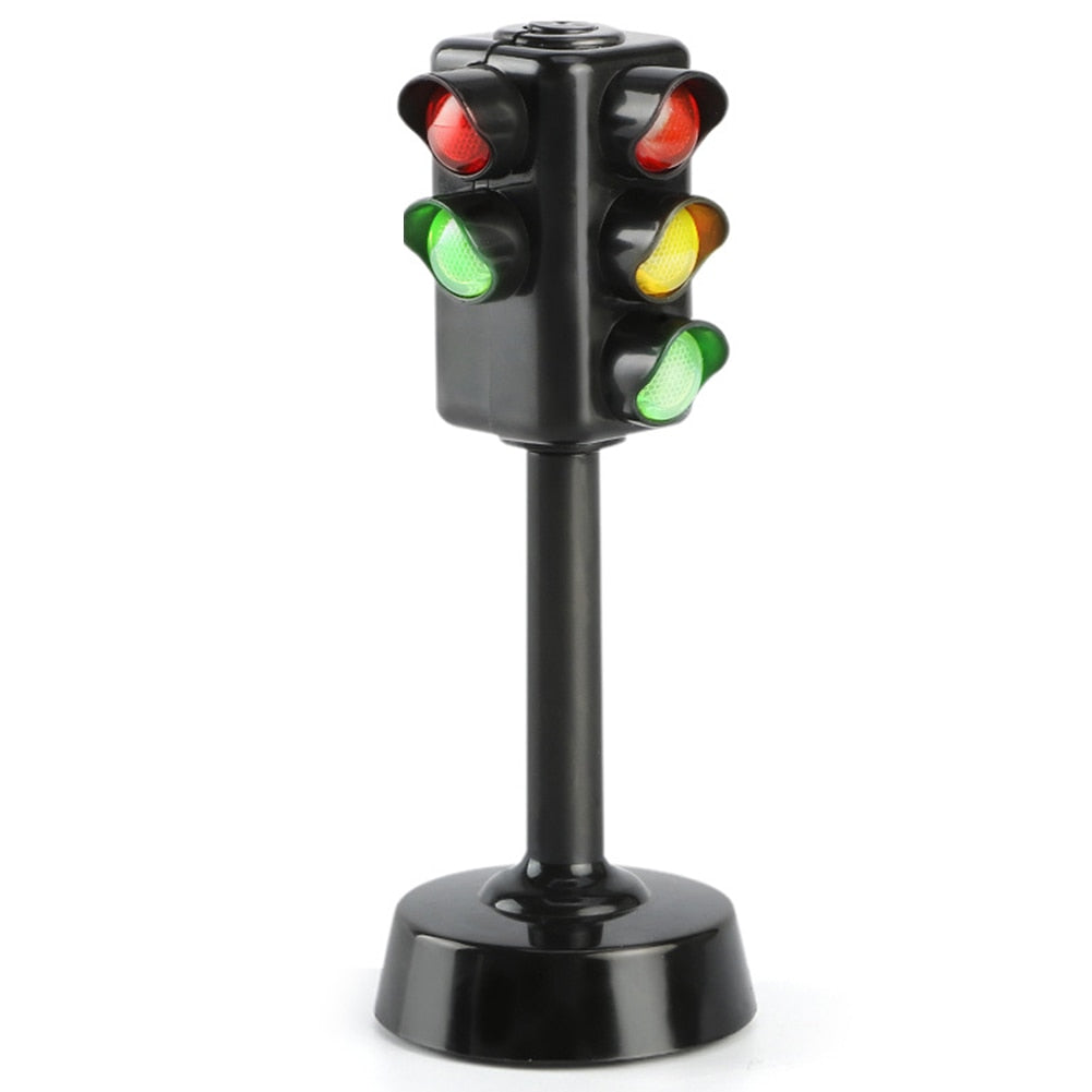 Mini Traffic Signs Road Light Block with Sound LED