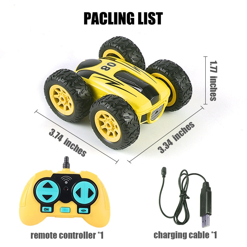 Radio Remote Control Car Double Side RC Stunt