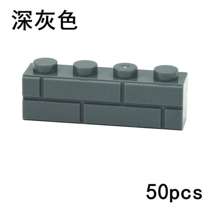 Thick Wall Figures Bricks Compatible Dots Building