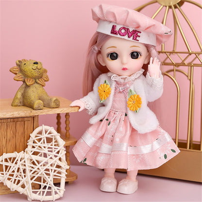 16cm Princess BJD Doll with Clothes and Shoes