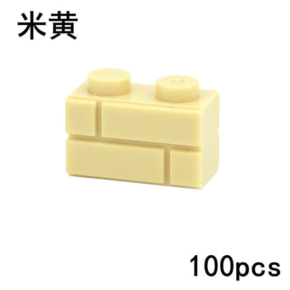 Thick Wall Figures Bricks Compatible Dots Building