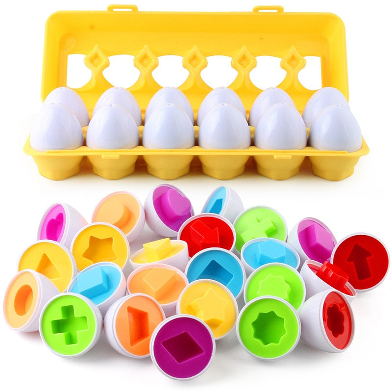 Baby Montessori Toys Egg Puzzle Games Kids Toys