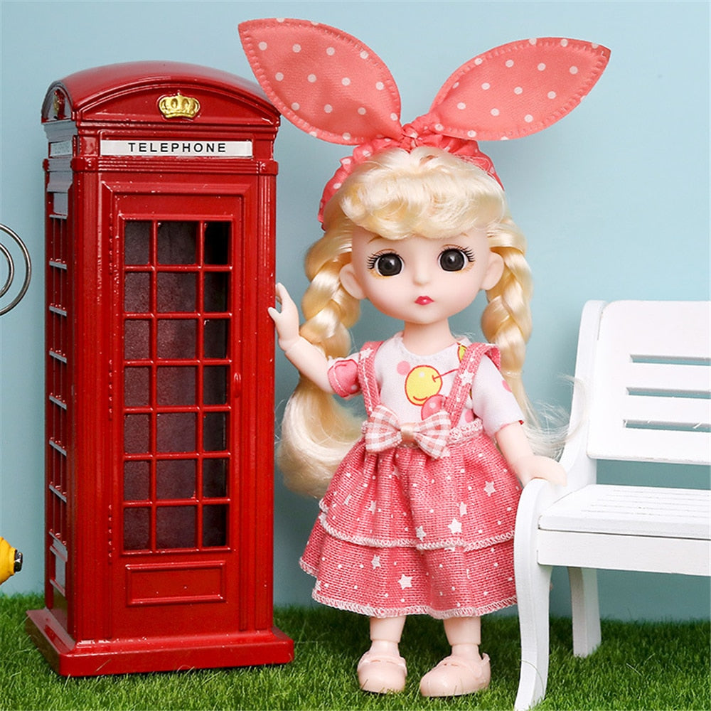 16cm Princess BJD Doll with Clothes and Shoes