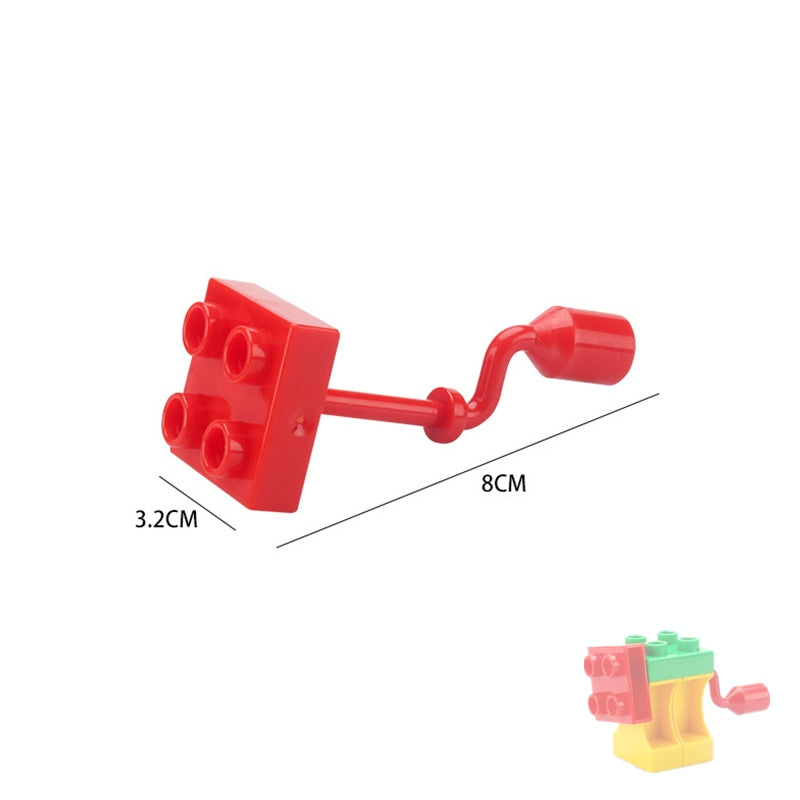 Big Building Blocks Compatible Slide Swing Seesaw