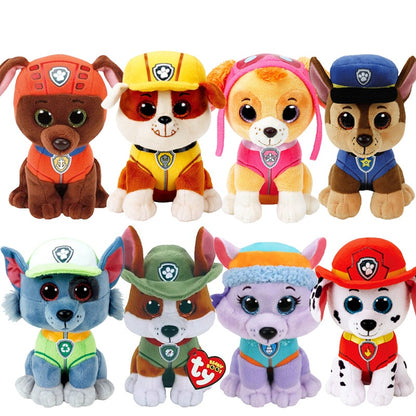 15cm Ty Big Eye Beanie Animals Dog Plush Toy