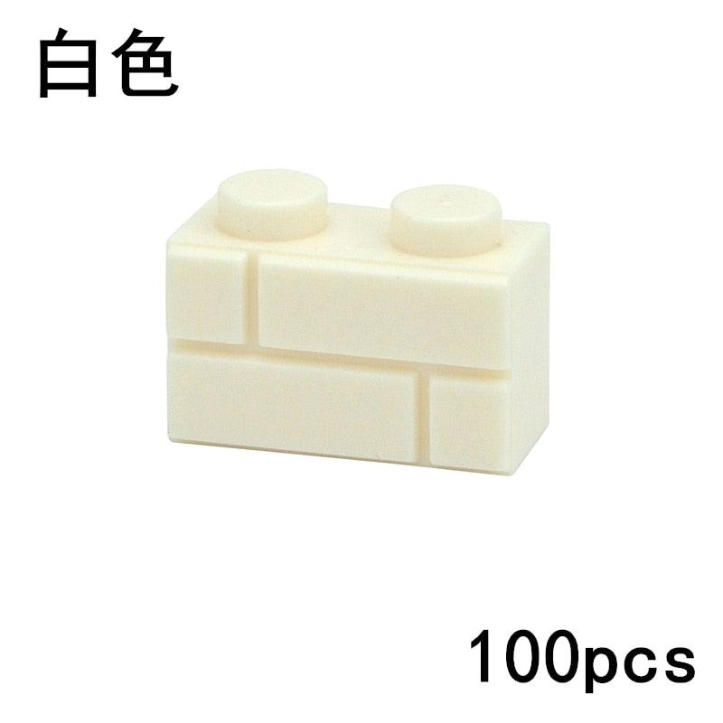 Thick Wall Figures Bricks Compatible Dots Building