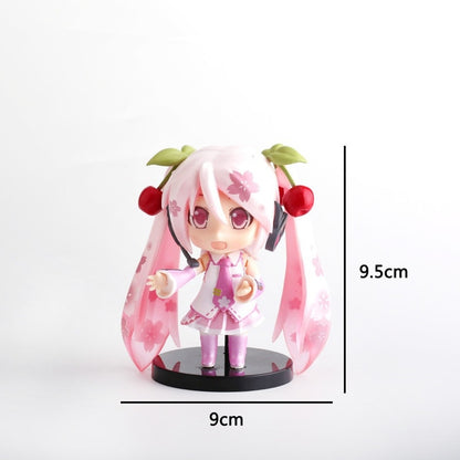 New 10cm Mini Q Posket  Hatsune Miku Action Figure