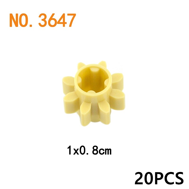 MOC Bricks Technical Gear Parts