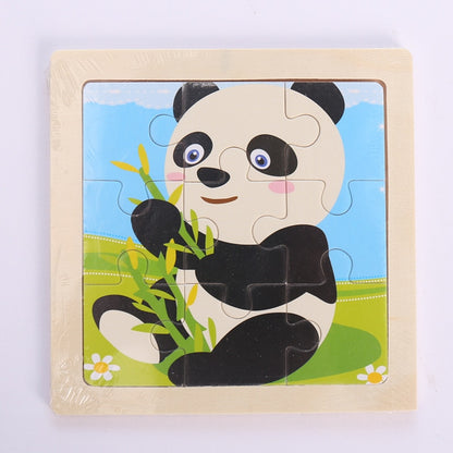 Cartoon Wooden Children 3D Jigsaw Puzzle Baby