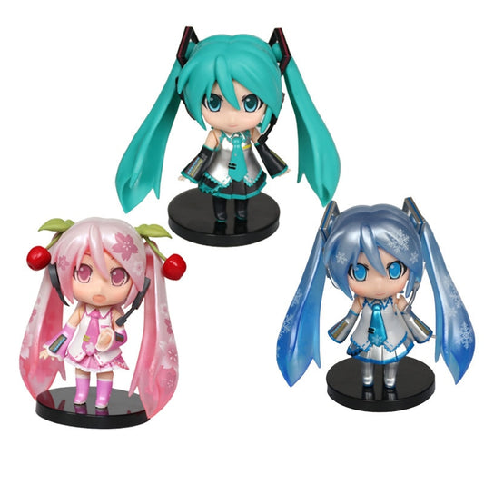 New 10cm Mini Q Posket  Hatsune Miku Action Figure