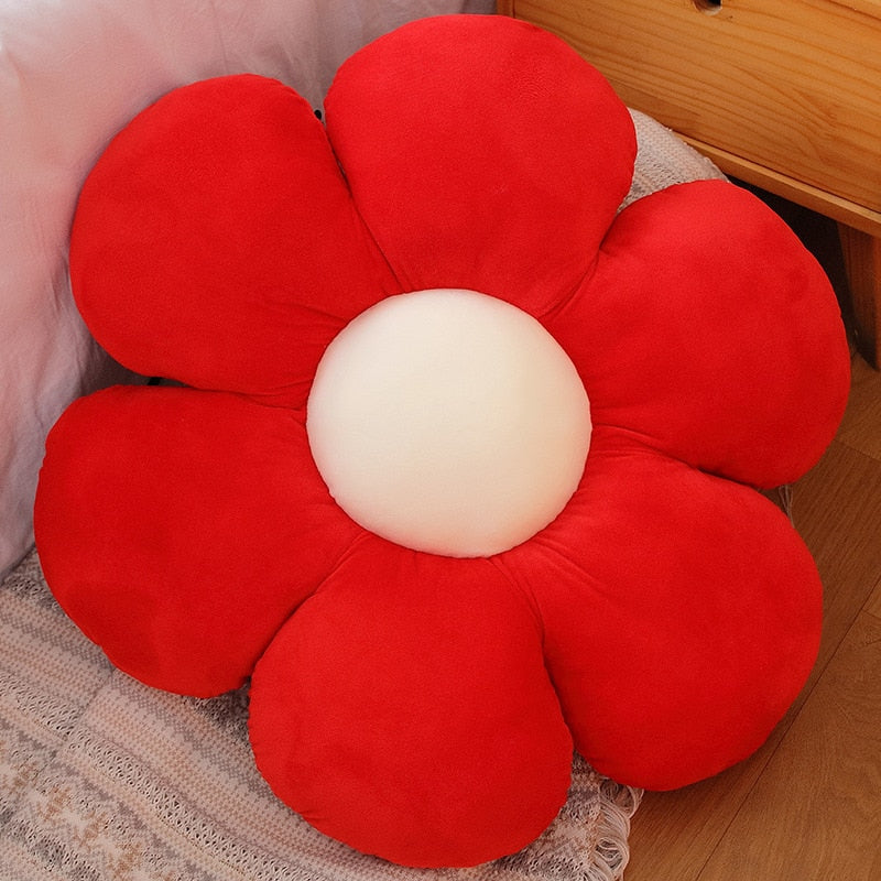 Beautiful Colorful Flower Plush Pillow Toy