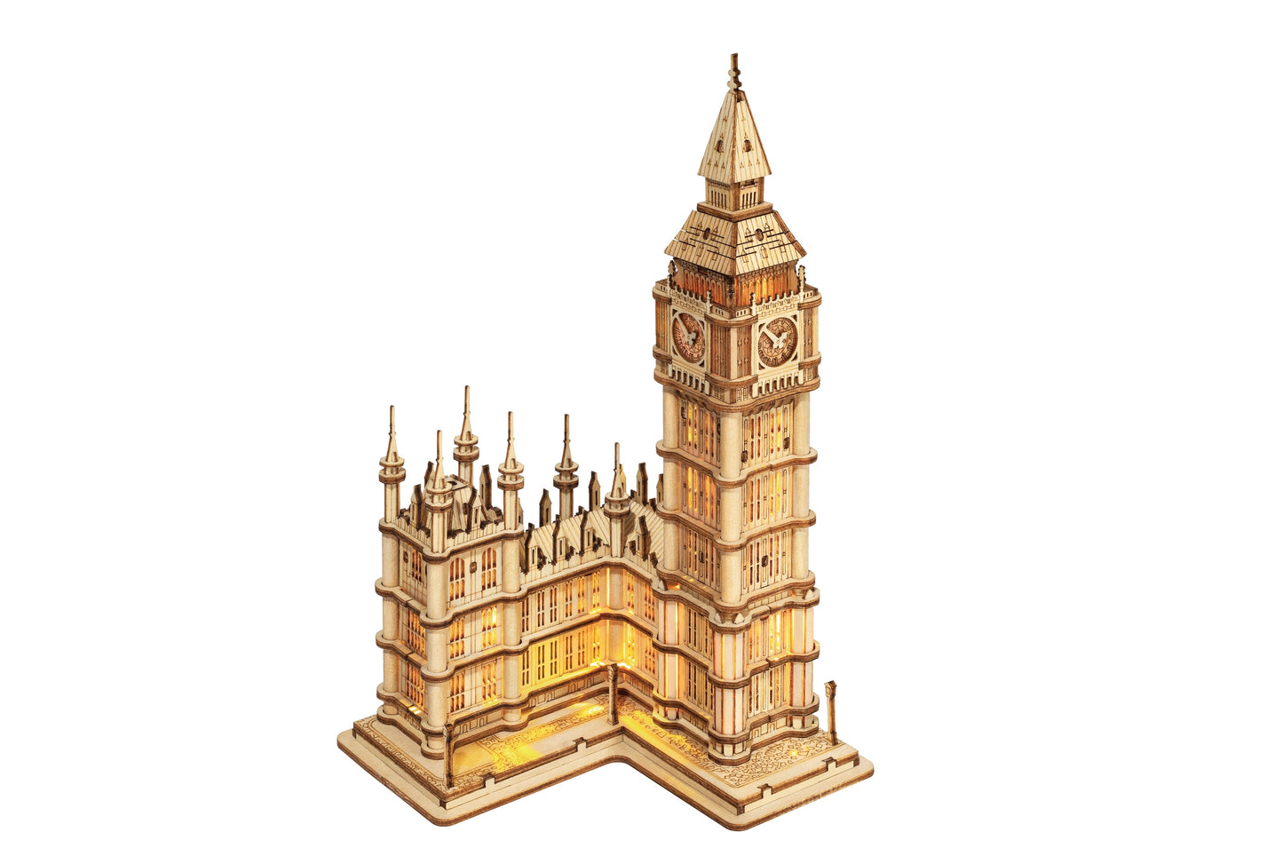 3D Wooden Puzzle Game Big Ben Tower