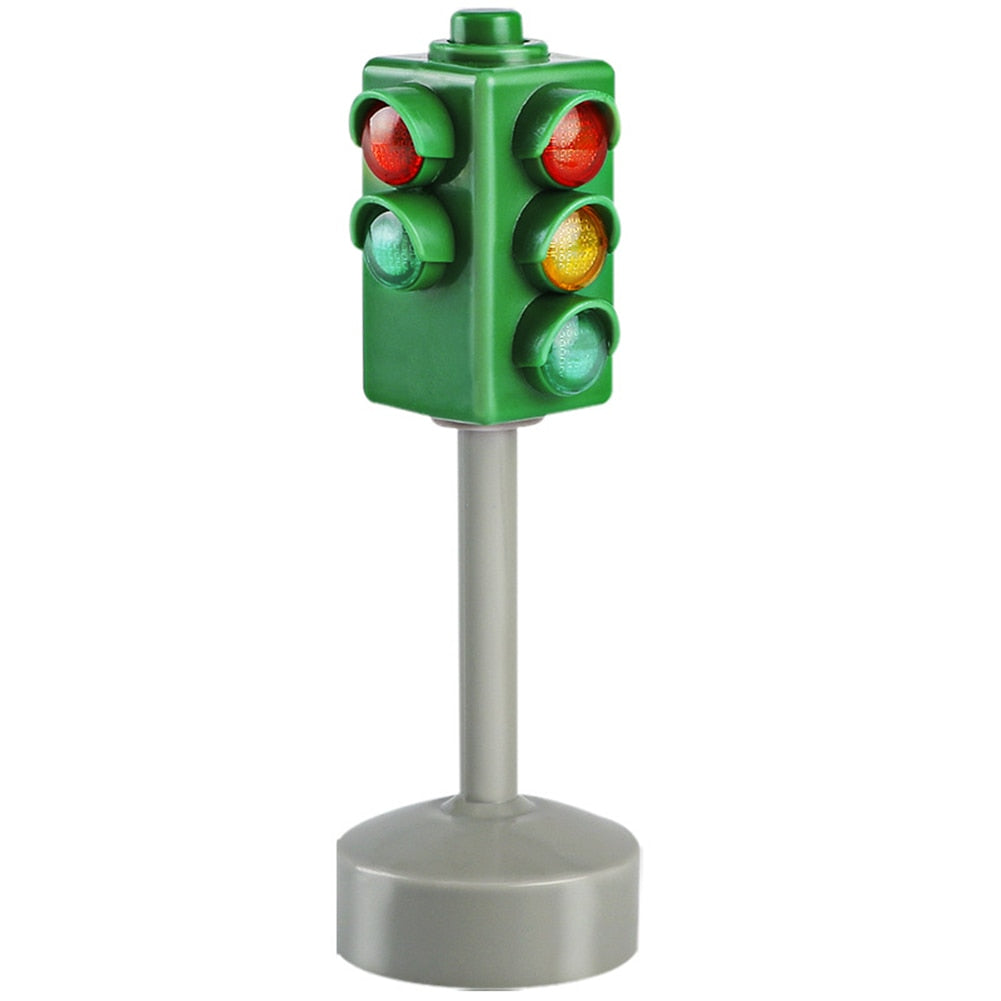 Mini Traffic Signs Road Light Block with Sound LED