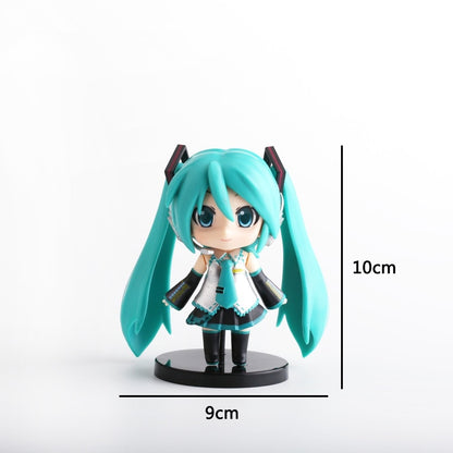 New 10cm Mini Q Posket  Hatsune Miku Action Figure