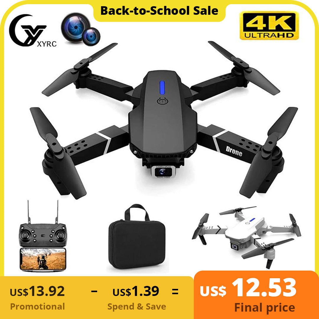 Drone With Wide Angle HD 4K 1080P Camera