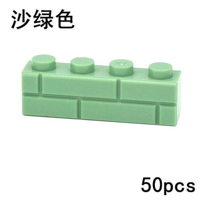 Thick Wall Figures Bricks Compatible Dots Building