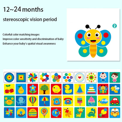 Montessori Baby Visual Stimulation Card Toys