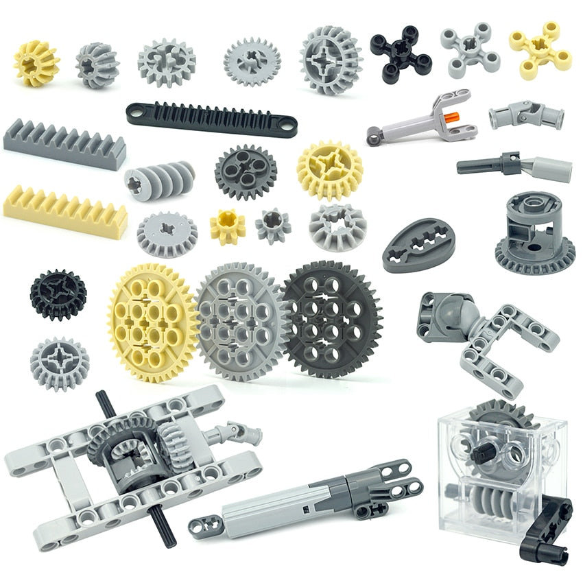 MOC Bricks Technical Gear Parts