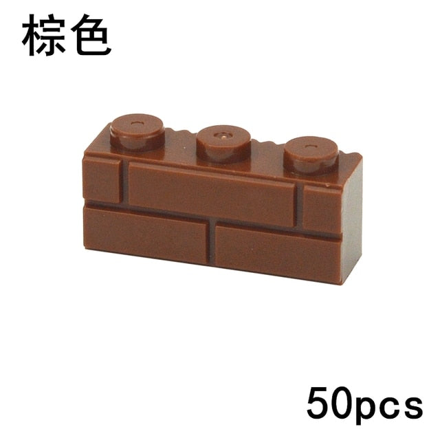 Thick Wall Figures Bricks Compatible Dots Building