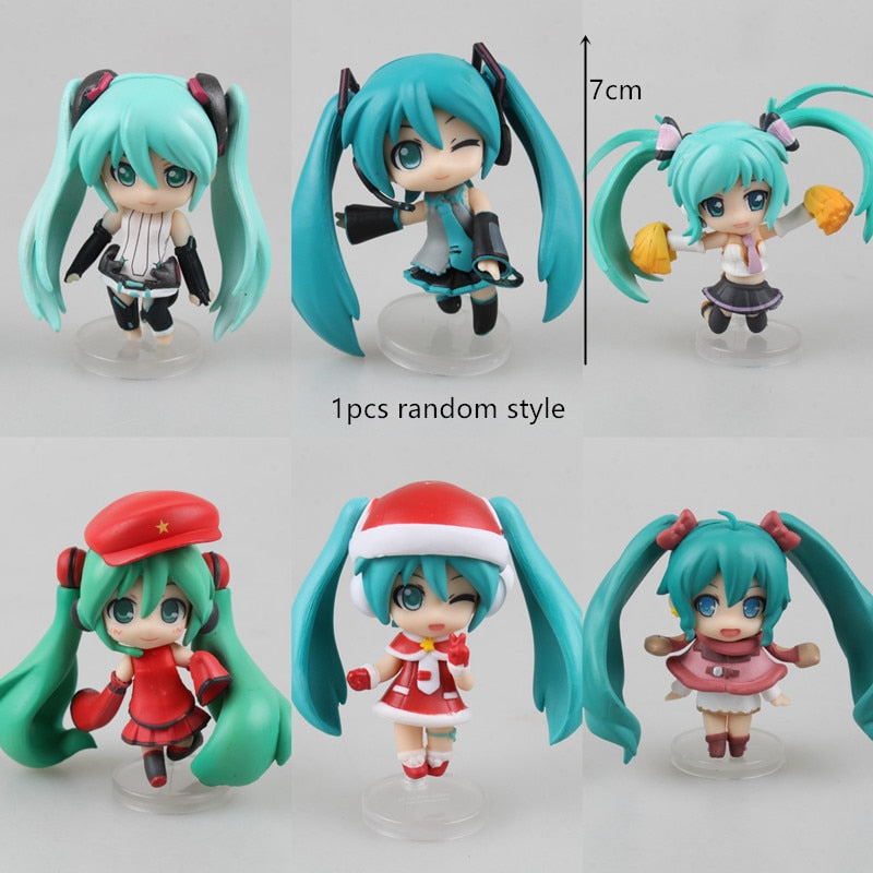 New 10cm Mini Q Posket  Hatsune Miku Action Figure