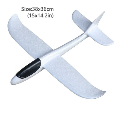 50CM Big Foam Plane Flying Glider Toy With LED