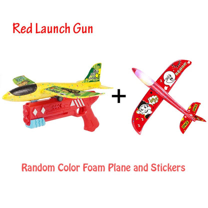 Foam Plane 10M Launcher Catapult Airplane Gun Toy