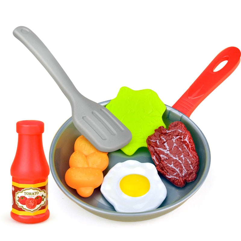 Kitchen Food Toys Simulation Kitchenware Play Set