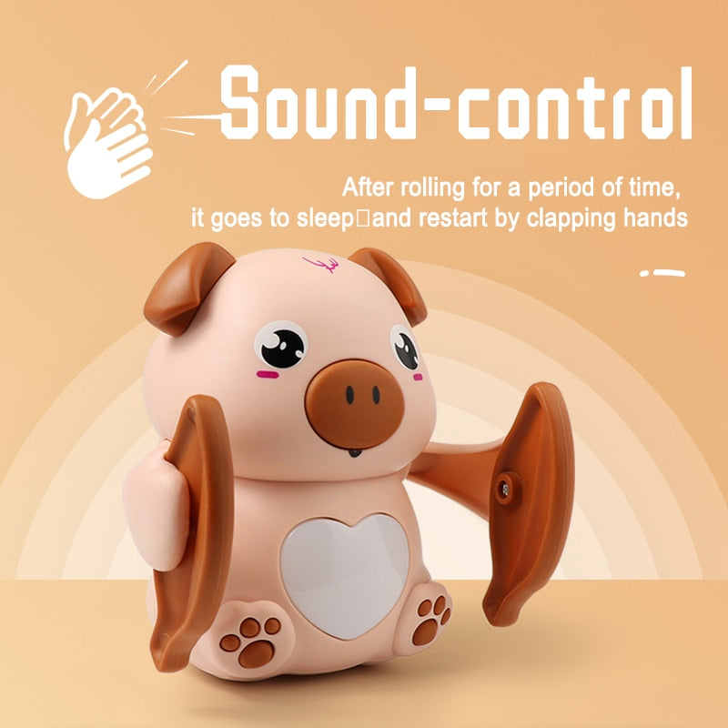 Baby Voice Control Rolling Toys For Children Music Dolls