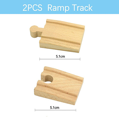 Wooden Track Railway Toys Beech Train